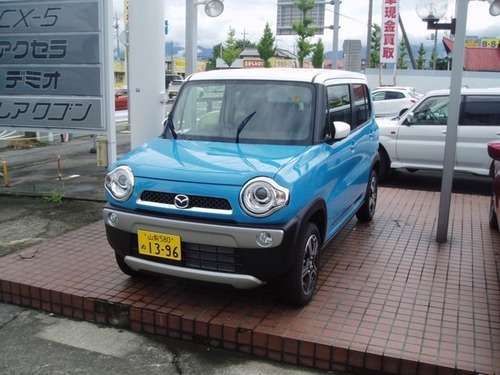 マツダ フレアクロスオーバー 660 Xs ブルーツートン クロカン ｓｕｖ軽自動車 マツダオートザム東 甲府のマツダの中古車 ジモティー