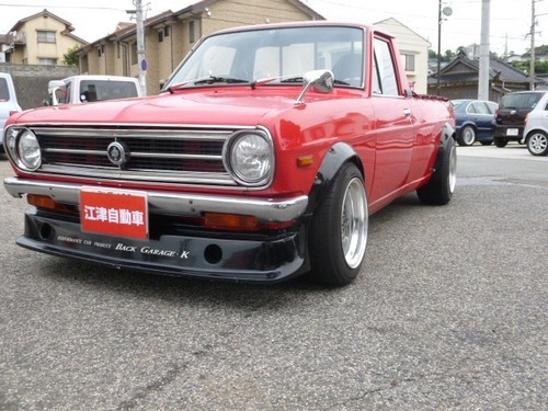 日産 サニートラック 1 2 ロングボデー デラックス122改 レッド ピックアップトラック 江津自動車センター 江津の日産の中古車 ジモティー