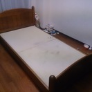 木製 ベッド 汚れあり