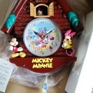 【お話中】ミッキーミニーのドナルドダックが振り子の掛け時計、未使用