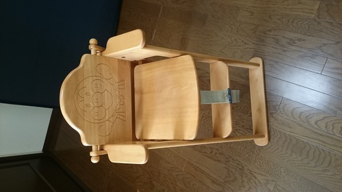 アンパンマン 木製ハイチェア ベビーチェア 食事 椅子