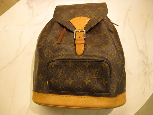 【中古】本物☆ヒルズ☆ルイ・ヴィトン　LOUIS　VUITTON　モノグラムモンスリMM　リュックサック　まだまだ使えます！【BRSI01639】