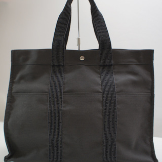 HERMES(エルメス)エールラインGMバッグ キャンバスグレー 中古
