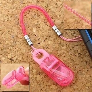 E-コイル携帯ストラップ(ピンク)