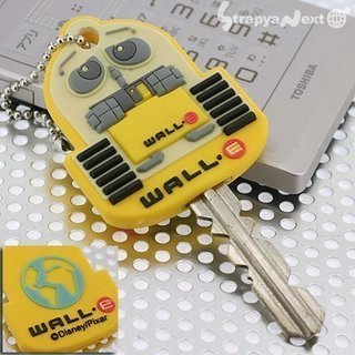 ピクサー映画[WALL・E／ウォーリー]ボールチェーン付きキーカ...