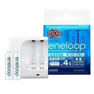 [新エネループ/eneloop]急速充電器-単3形2本セット