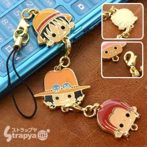 ワンピース パンソンワークス アソートチャーム携帯ストラップ ルフィ エース シャンクス Strapyanext 小田原の携帯 アクセサリーの中古あげます 譲ります ジモティーで不用品の処分