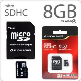 シリコンパワー microSDHCカードclass4(8GB)