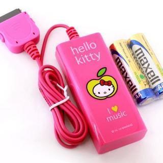iPhone/ｉPodハローキティ簡易充電器(ピンク)　NS01...