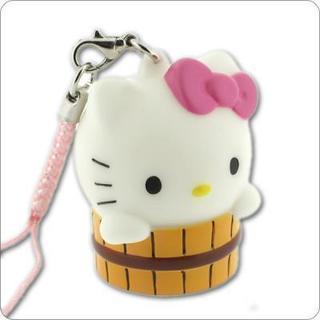 Hello Kittyぴかぴかマスコット 温泉 ピンク