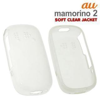 [au mamorino2(マモリーノ2)専用]ソフトクリアジャケット