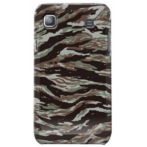 [予約][docomo GALAXY S SC-02B専用] 全面プリントケース(タイガー迷彩/TYPE1)[納期約4週間前後]【SECOND SKIN/セカンドスキン】