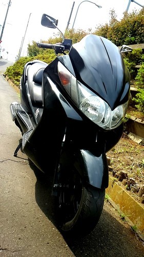 スカイウェイブ250S　CJ43 黒