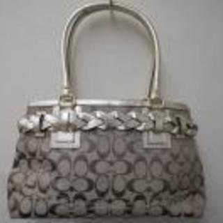 【終了】COACH(コーチ)F13065 　バッグ　ハンプトンズ　SIGキャリーオール　新品未使用