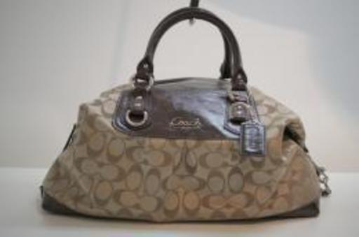 【終了】COACH(コーチ)F15440　バッグ　アシュレイ シグネチャー サテンサッチェル　新品未使用