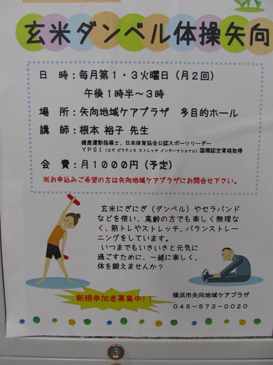 玄米ニギニギ ダンベルを使ったり ストレッチをしたり健康作りにもってこい 矢向 Sano 神奈川のその他の生徒募集 教室 スクールの広告掲示板 ジモティー