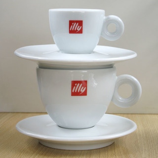 とってもレア　illyのエスプレッソ＆カプチーノカップ＆ソーサー...