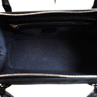 BALLY(バリー)トート　ボーリング　ハンドバッグ　ブラック　レザー　中古ランク「B」