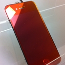 iphone4用　カスタムパーツ　ミラータイプ　レッド