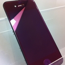 【終了】iphone4用　カスタムパーツ　ミラータイプ　バイオレット
