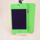 iphone4s用　カスタムパーツ　ソリッドタイプ　グリーン