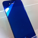 【終了】iphone4s用　カスタムパーツ　ミラータイプ　ブルー