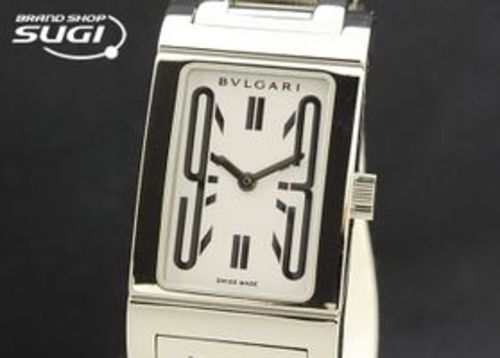 時計 ブルガリ/BVLGARI レッタンゴロ RT39S レディース 白文字盤