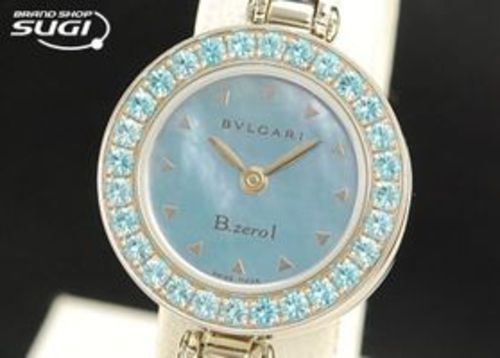 時計 ブルガリ/BVLGARI ビーゼロ　BZ22S ブルートパーズべゼル　ブルーシェル文字盤 【中古】　保証付