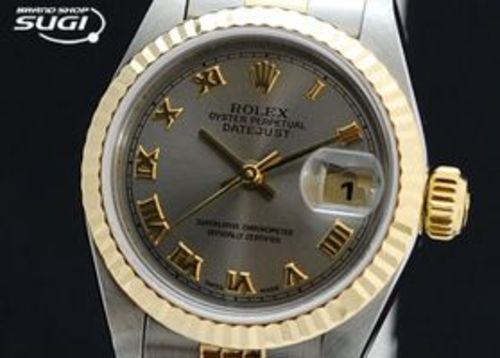 時計 ロレックス/ROLEX デイトジャスト 79173 グレーローマン文字盤 中古品　保証付