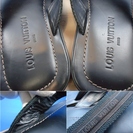 (IG)☆LV ルイヴィトン メンズ ラバーサンダル サイズ9 黒☆