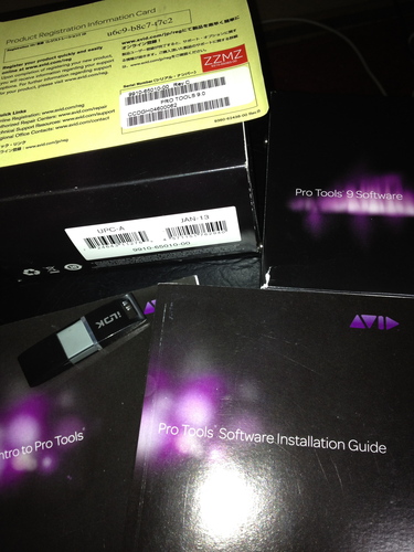 pro tools９売ります（プロが使用しているDAWソフトです）