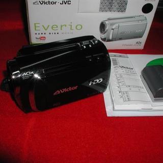 【値下げ品】ビクタービデオカメラGZ-MG650本体＆DVDライター Victor エブリオ GZ-MG650-R HDDビデオカメラ DVDライター