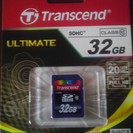 (終了)メモリーカードSDHC32GBClass10新品未開封