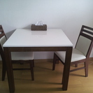 食卓&椅子2つ