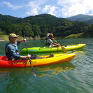 カヤック体験試乗in接岨湖 　