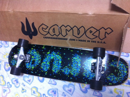 終了】CARVER BITMAP 35 C-7WIDE カーバースケートボード