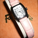 フォリフォリ腕時計レディース/ピンク