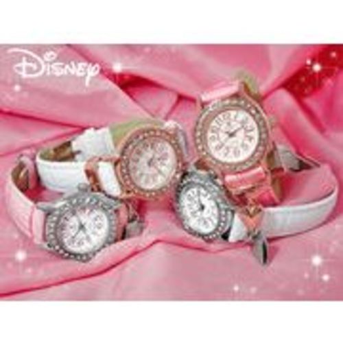 Disney/ディズニー　ミッキーハートチャーム 腕時計 スワロフスキー30石 全4色