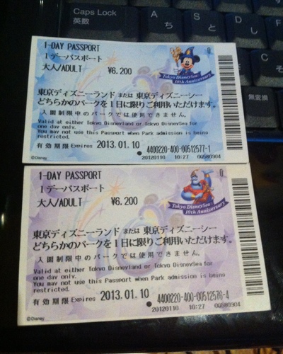 ディズニーリゾート共通券】1Dayパスポート×2枚 （ディズニーランド  