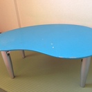 ローテーブルとIKEAのテーブルランプのセット