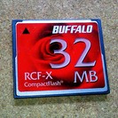 バッファロー RCF-X32MY　コンパクトフラッシュ ３２ＭＢ