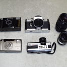 昔のカメラ収集家の方フイルムカメラ数点
