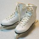 【終了】美品サンエスｓｓｓ白フィギアスケート靴20.521.5ｃ...