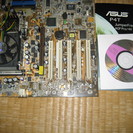 ジャンク　マザーボード　3台　cpu p4 2.? 付&　AMD
