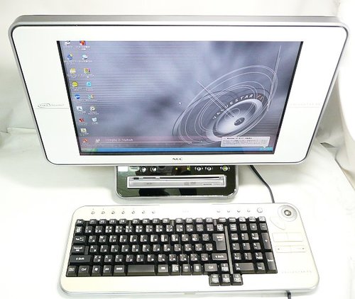 【終了】★値下げしました・ELECOM/USBキーボード付★NEC　VS700/4DA　VALUESTAR　FS　Windows-XP　一体型パソコン