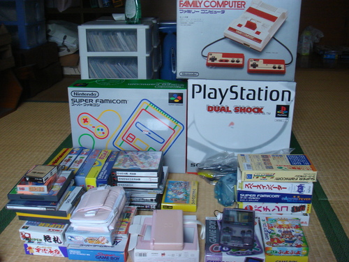ファミコン、スーパーファミコン、プレステをセットで！+　おまけＤＳ、ゲームボーイ！！！