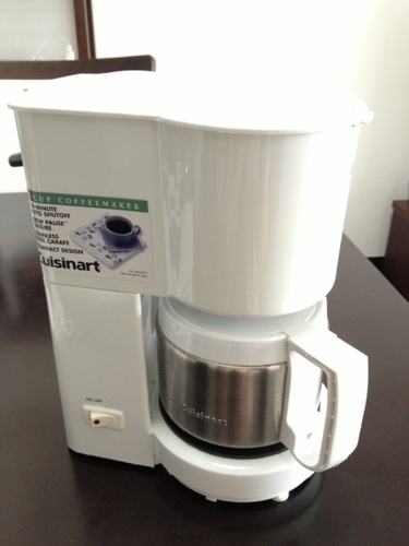 【クイジナート(Cuisinart）】コーヒーメーカー（ホワイト）