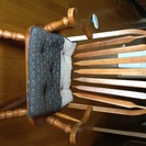 アンティーク調 木の椅子