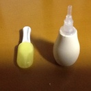鼻水吸いスポイトと赤ちゃん用ピンセット