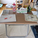 ニトリ　折りたたみ式テーブル　サイズ：横49✕奥行44✕高さ67
